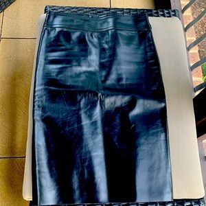Gucci leather pencil skirt. Size 40.